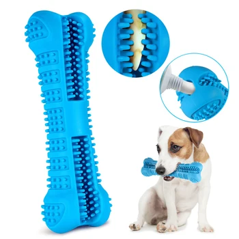 

1PC Dog Toothbrush Chew Toy Stick Natural Rubber Dog Dental Chews Care Dog Toys Bone for Pet Teeth Cleaning for All Dogs