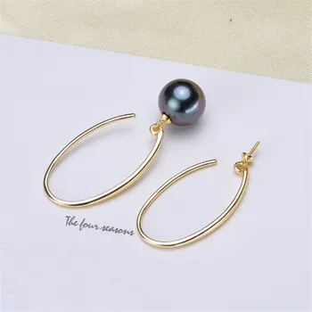 

Pearl Earrings fittings factory diy jewelry making Earrings Base Settings Gold Filling Classic Earrings Findings for Women charm