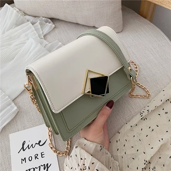 

2020 Shoulder Bag Women Messenger with Chain Crossbody Bag Luxury Designer Handbag Pu Leather Flap Tote Bag Vintage Hand Bags