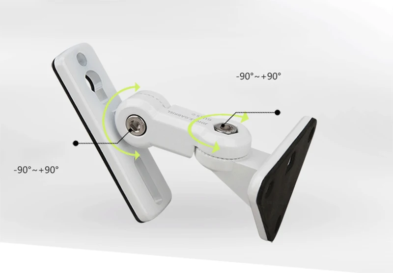 Suporte de Parede Suporte de Áudio Novo Universal 304 Aço Inoxidável Liga Som Alto-falante Montagem Cabide Carga 15kg 33lbs 1 Par Gu15 - Image 3