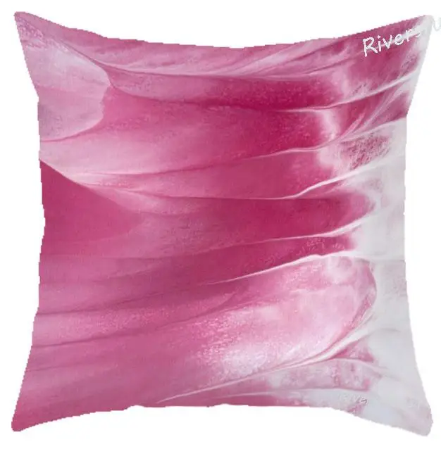 Color Painted Geometric Pillow Scandinavian Style Decoration Creative Graffiti Abstract Art Office Chair Cushion For Home Decor - Color: A11