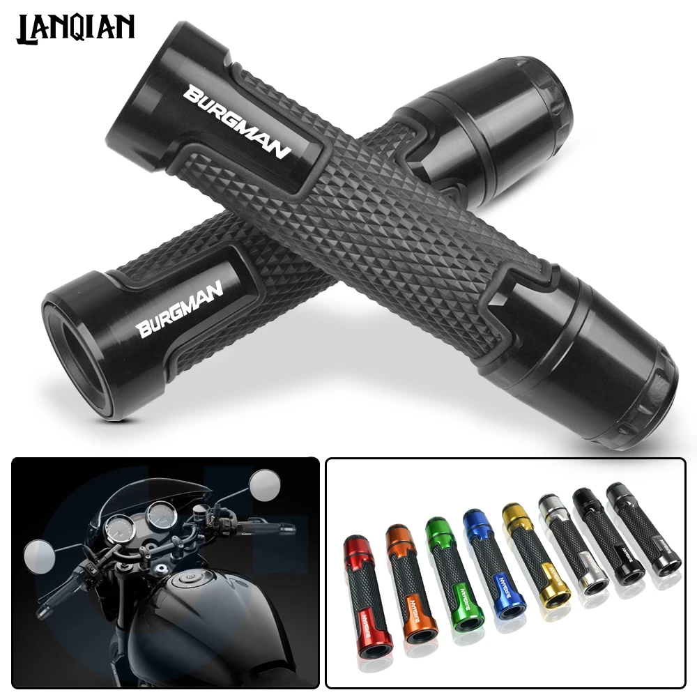 Для Suzuki BURGMAN 7/8, мотоциклетные ручки на руль, рукоятка Burgman 650 400 125 200 AN650 AN400 AN125 AN200, аксессуары