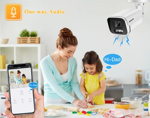 새로운 4K 8MP IP 카메라 오디오 야외 POE H.265 Onvif 금속 총알 CCTV, 홈 4MP 컬러 나이트 비전 보안 카메라 2