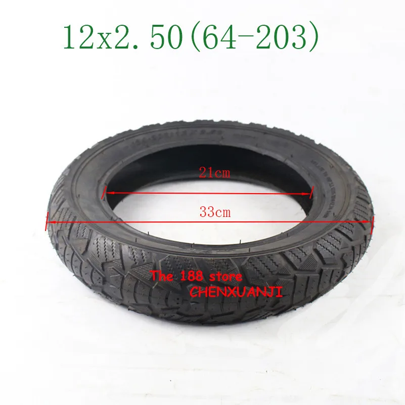 Lightning deliever 12*2,50(64-203) пневматическое колесо шины 12 дюймов, электровелосипед внутренние и внешние шины 12x2,50 шины