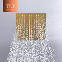 สีดำชุดฝักบัวห้องน้ำฝักบัวอาบน้ำอุณหภูมิคงที่โคมไฟเพดานน้ำตกก๊อกน้ำซ่อนเข้ากับผนังเพดานอาบน้ำ 5