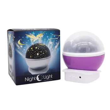 

Star Projector Moon Lamp Starry Night Light Led Star Light Lampara Luna Usb Bedroom Party Rechargeable Night Light