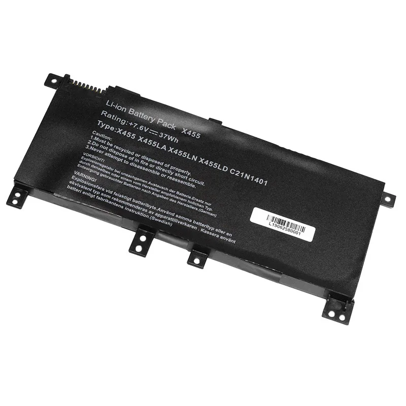 7,6 V Apexway C21N1401 Аккумулятор для ноутбука ASUS A455L A455LD A455LN X455 X455L X455LA F455L K455L X454W Y483LD W419L PP21AT149Q-1