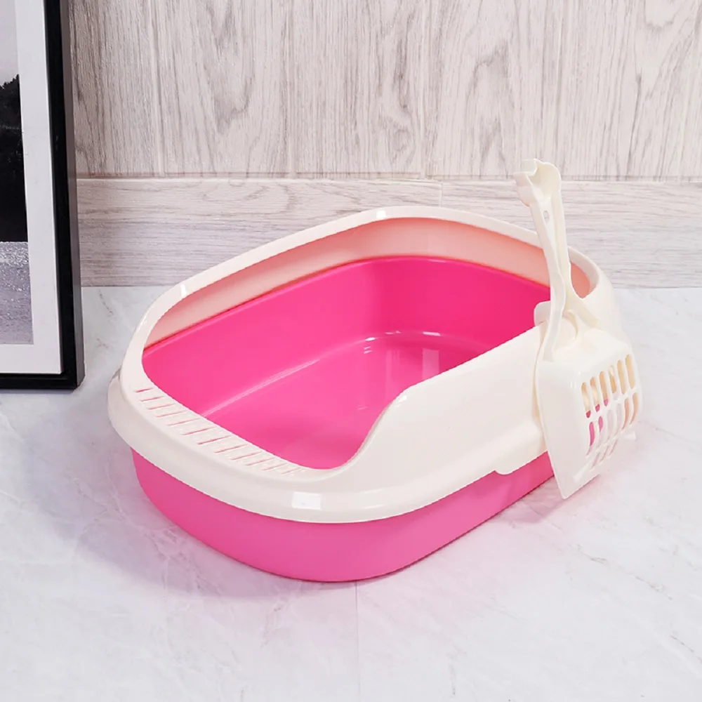 Pet Cat Litter Box Dog Toilet Cat Dog Tray Teddy Anti-Splash Toilette With Cat Litter Shovel Puppy Cats Indoor Home Sandbox#15 Pet Cat Litter Box Dog Toilet Cat Dog Tray Teddy Anti-Splash Toilette With Cat Litter Shovel Puppy Cats Indoor Home Sandbox#15
