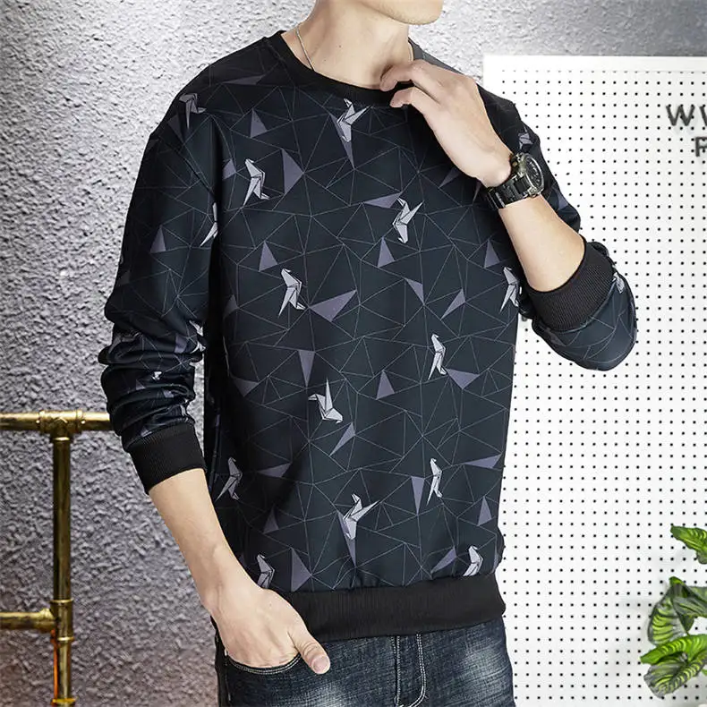 2020 New Sweatshirt Men Hoodie Crewneck Sweatshirts Spring Hoody Ugly Printed Streetwear Male Japan Korean Style Plus SIze 4XL 16
