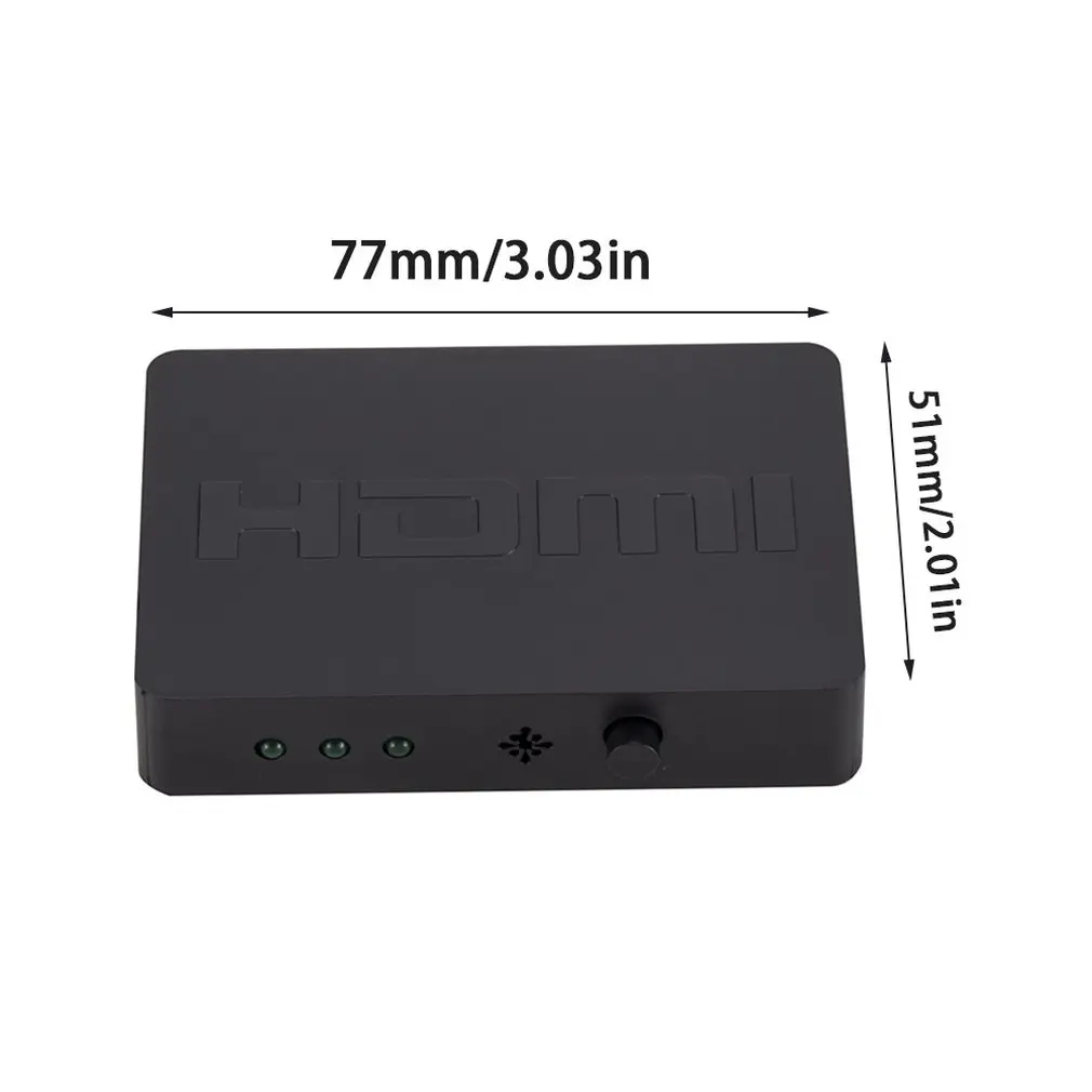 3x1 1080p HD HDMI сплиттер 3 порта концентратор коробка автоматический переключатель 3 в 1 переключатель 1,4 с пультом дистанционного управления