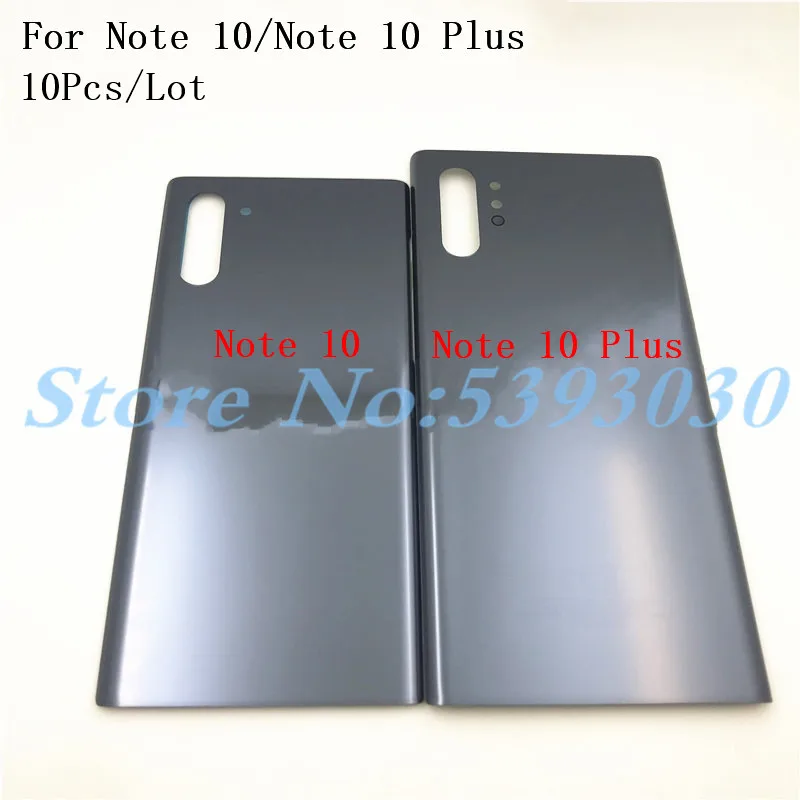 10 шт для samsung Galaxy Note 10 Батарея крышка задней стороны специально для Корпус задний Чехол для Note 10 плюс Стекло Батарея дверь+ клей Стикеры