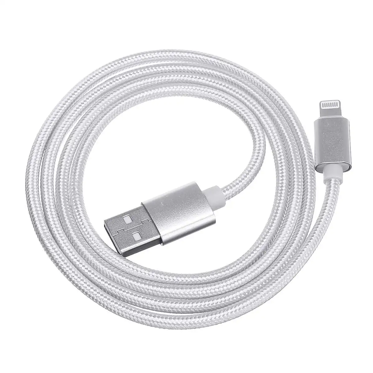 3.1A Быстрая зарядка usb-кабель для iPhone XS Max XR X 8 7 6 6S 5 5s iPad Шнур кабель для мобильного телефона кабель для быстрой зарядки данных - Цвет: Серый