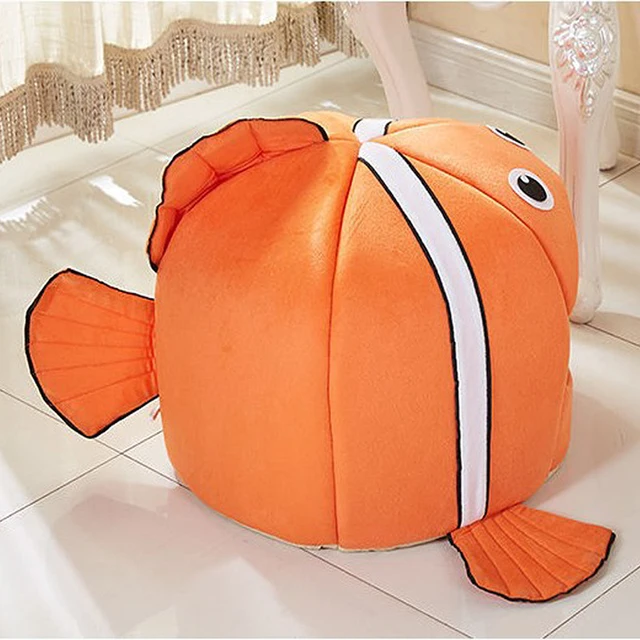 Cats Sleeping Bed  Pet Products Cave Hammock For Basket Nest Small Dogs Accessories Townhouses Lovely Fish Kitten Winter Tent 6