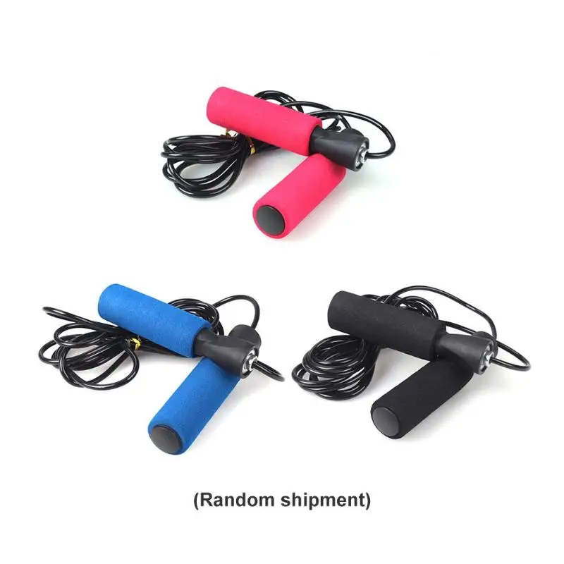 Jump Ropes Sports Fitness Adjustable Fast Speed Counting Skip Skipping Wire Outdoor Fitness Equipment Jump Ropes - Цвет: random