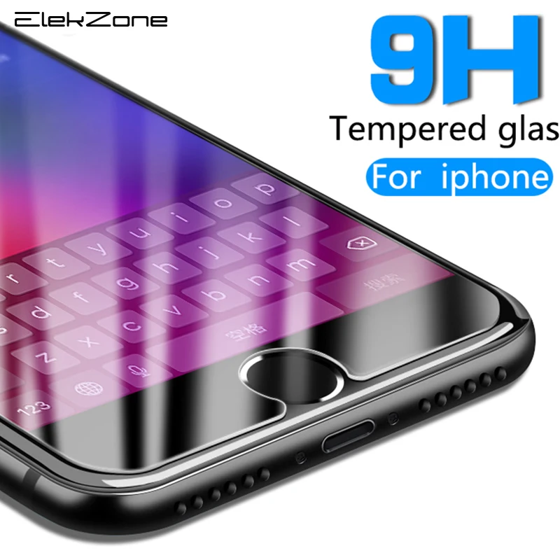 Закаленное стекло для iPhone 12 Pro mini 6 7 8 Plus X Защита экрана 11 pro 6s SE Защитная пленка xs