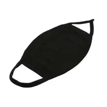 Модные многоразовые маски для мужчин и женщин Партия рот маска черный хлопок Пыленепроницаемая и защита носа смесь лицевая маска