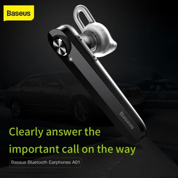 

Baseus Encok Single In-Ear Earphone Metal Heavy Bass Sound Quality Music Earphone mini bluetooth headset fone de ouvido sem fio