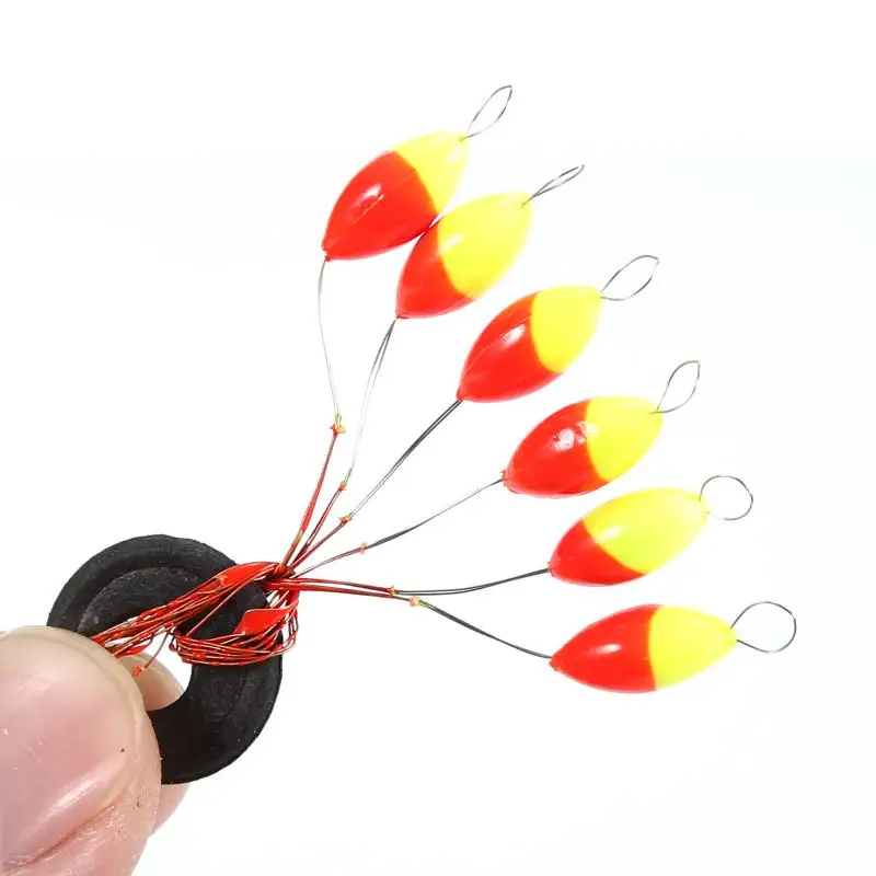 

5Pcs Silicone Fishing Baits Fishing Lure Floats Bobbers Slip Drift Tube Indicator Assorted Sizes Float For Winter Fishing Tools