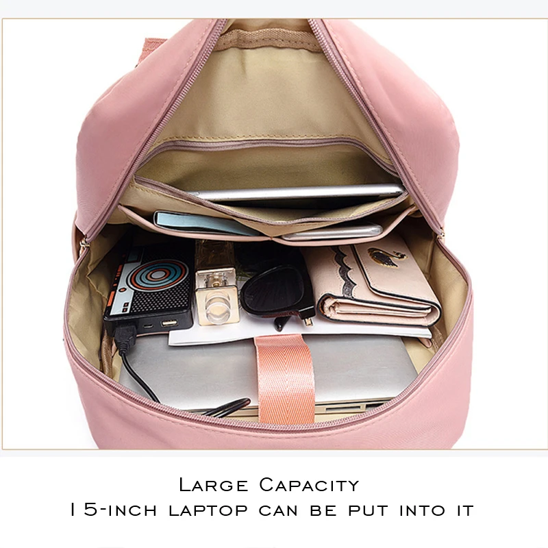 LIKETHIS Лидер продаж школьный рюкзак для женщин Mochilas женская сумка большой водонепроницаемый Mochilas Escolares Para Adolescentes