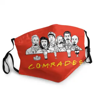 

Communist Friends Comrades Marxism Reusable Mouth Face Mask Lenin Anti Haze Dust Mask Protection Mask Respirator Mouth Muffle
