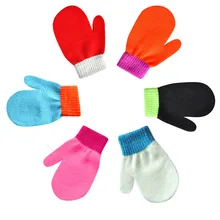 Милый, для новорожденных и малышей Перчатки, из кусков, с рисунком, горячие продажи, все включено Перчатки Лидер продаж для мальчиков и девочек зимние теплые митенки детские трикотажные перчатки