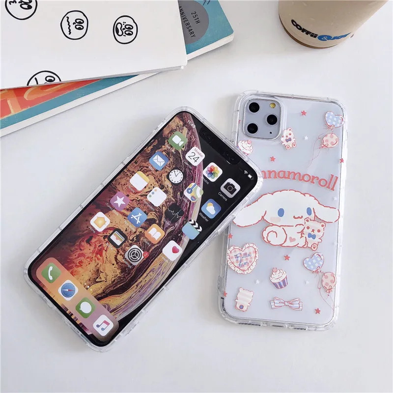Модный милый чехол для телефона ins yugui с изображением собаки для iPhone 11 Pro XS Max XR 8 7 6S plus, прозрачный мягкий чехол с рисунком из мультфильма «любовь», «сердце», «кошка», «Собака»