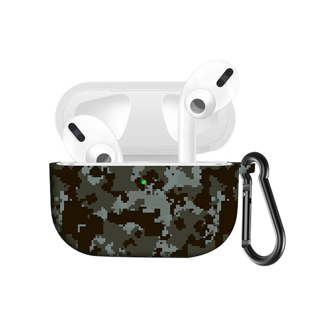 D Чехол с принтом для Airpods Pro силиконовый беспроводной чехол для наушников для Air Pods Pro bluetooth-гарнитура защитный чехол для Apple 19Nov - Цвет: D