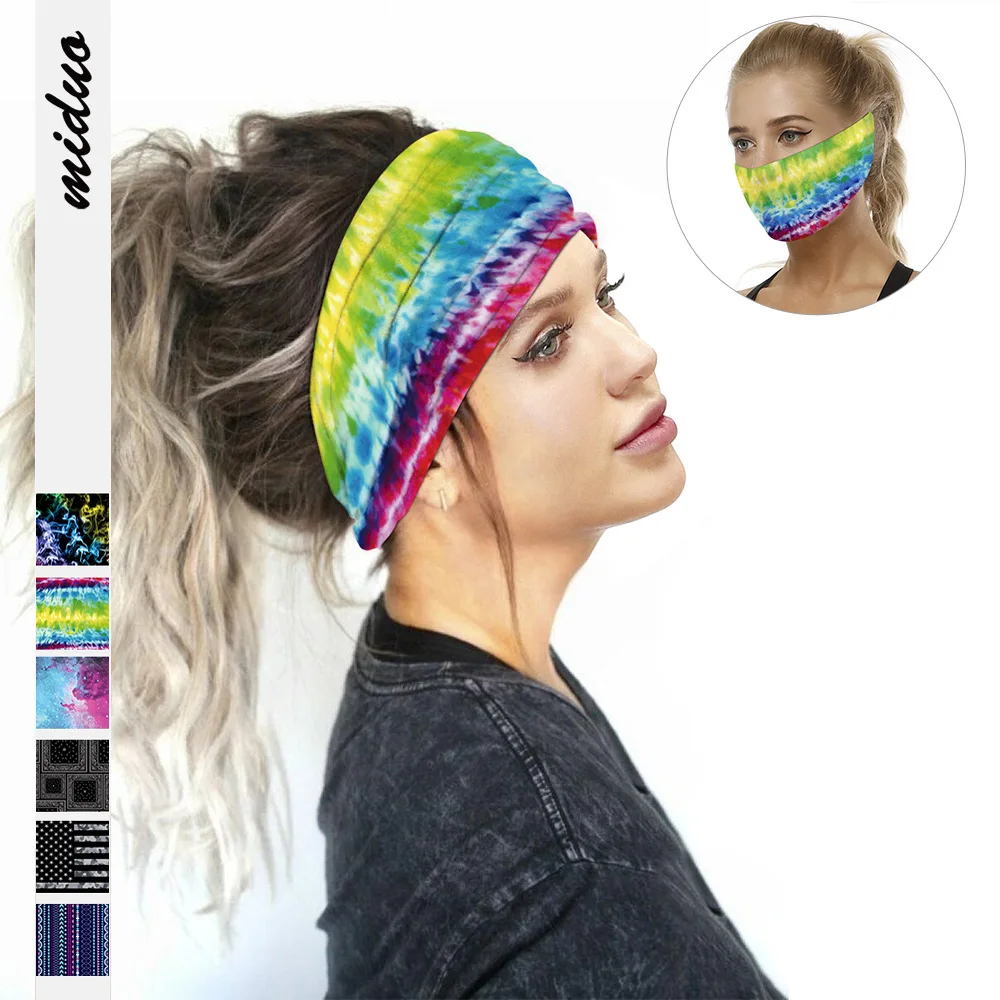 

Starry Digital Printing Sports Yoga Fitness Absorbent Fashion Trend Hair Band Headband