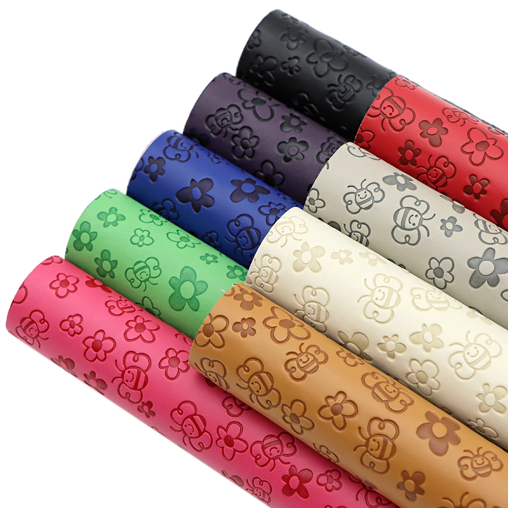 Аксессуары David 20*33 см цветок пчела искусственная кожа пэчворк для волос бант