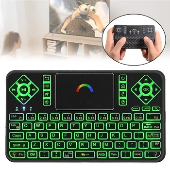 

Q9 Backlight Wireless Keyboard 2.4GHz Wireless Mini Keyboard Air Mouse Touchpad Controller For Android PC TV Box