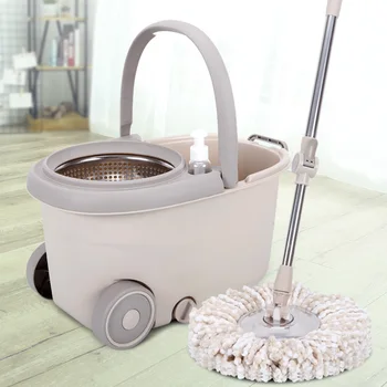 

Mop bar rotation universal hand-free lazy home mopping artifact rotating automatic drowning mop mop bucket