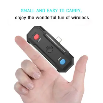 

For NS Switch/Switch Lite Bluetooth Adapter USB Type-C Audio Base Holder Converter Supports Headset Connection