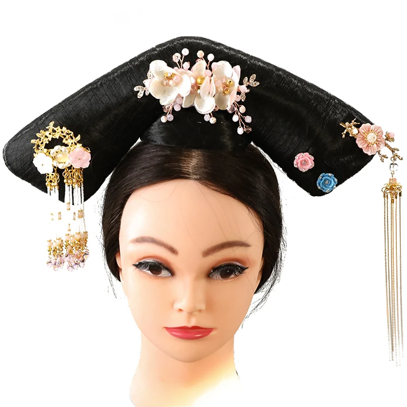 Beautiful Qing Dynasty Princess Hair Styling Queen Hair Empress