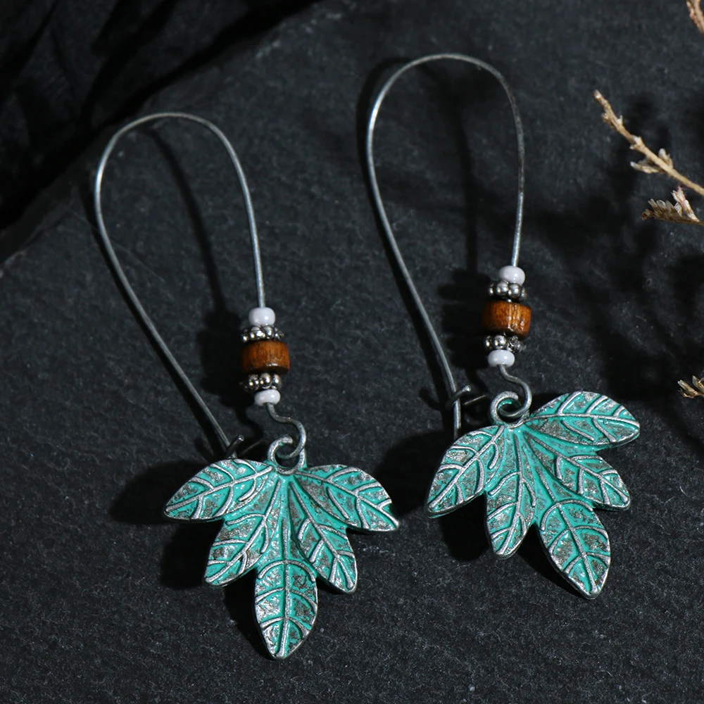 1 пара винтажных этнических висячих сережек в стиле бохо богемные серьги