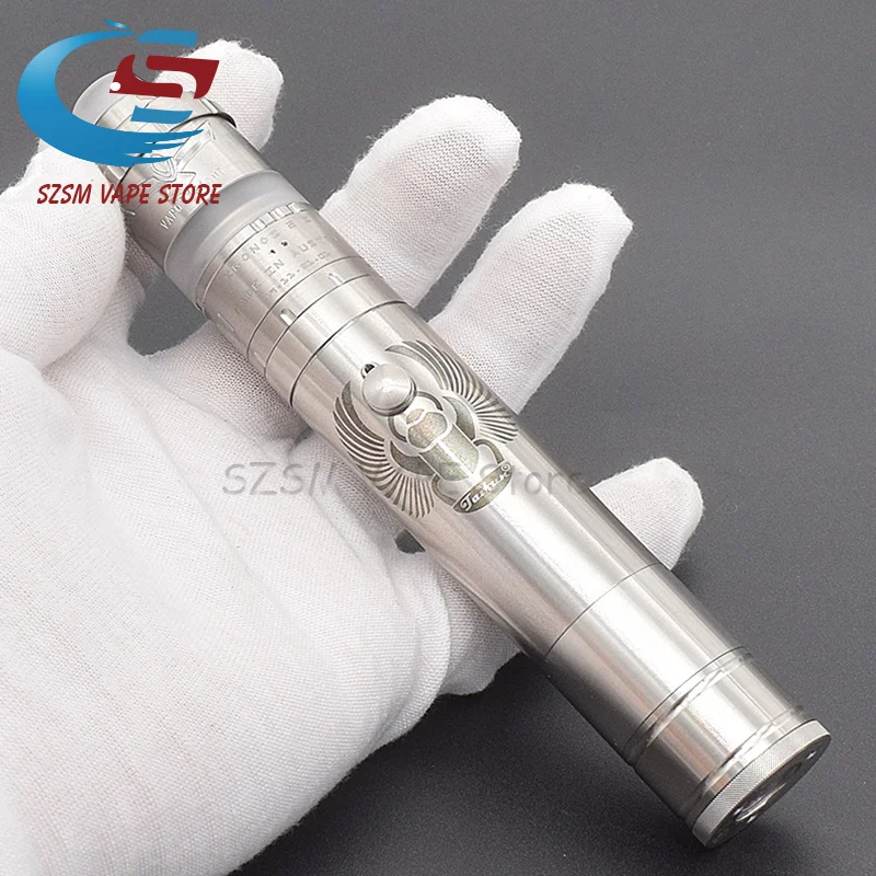 Набор испарителей Taifun skaraba.com pro mech mod с паром гигантских Kronos 2 S rta 316ss 4,0 мл с регулируемым воздушным потоком для MTL или DL 23 мм