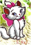 PE1108CT Нашивки на одежду мультфильм кошка наклейка пришить значок украшение качество милый рюкзак одежда наклейка для одежды железные нашивки - Цвет: PE1108CT