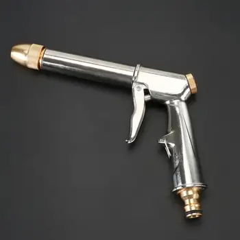 

1 Pcs Garden Irrigation Spray Gun Adjustable Brass Sprinkler Garden Hose Sprinkler System Car Wash lawn Watering Water Gun