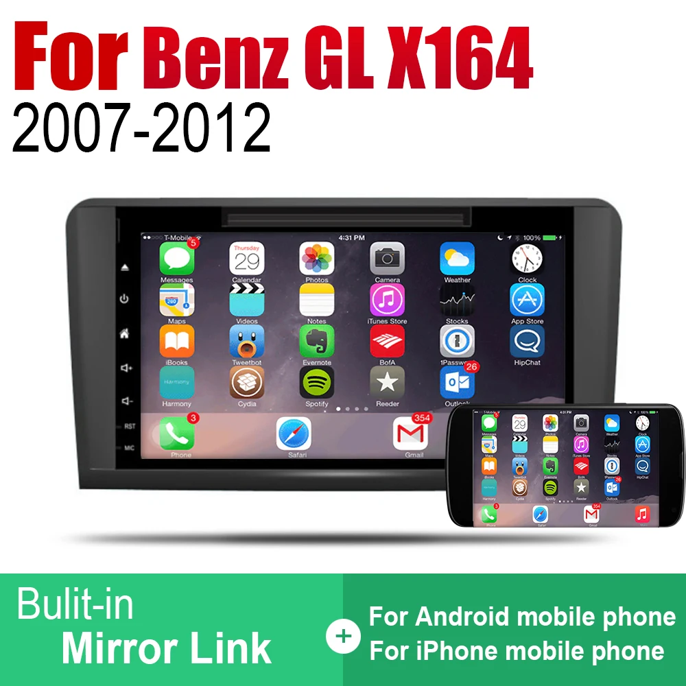 Автомобильный плеер GPS навигация для Mercedes Benz GL X164 2007 ~ 2012 NTG Автомобильная