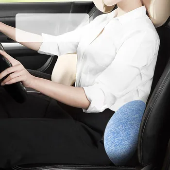 

Car Seat Soft Winter Pillows Memory Foam Lumbar Support Back Massager Waist Cushion Relieve Pain Car Interior#Y1