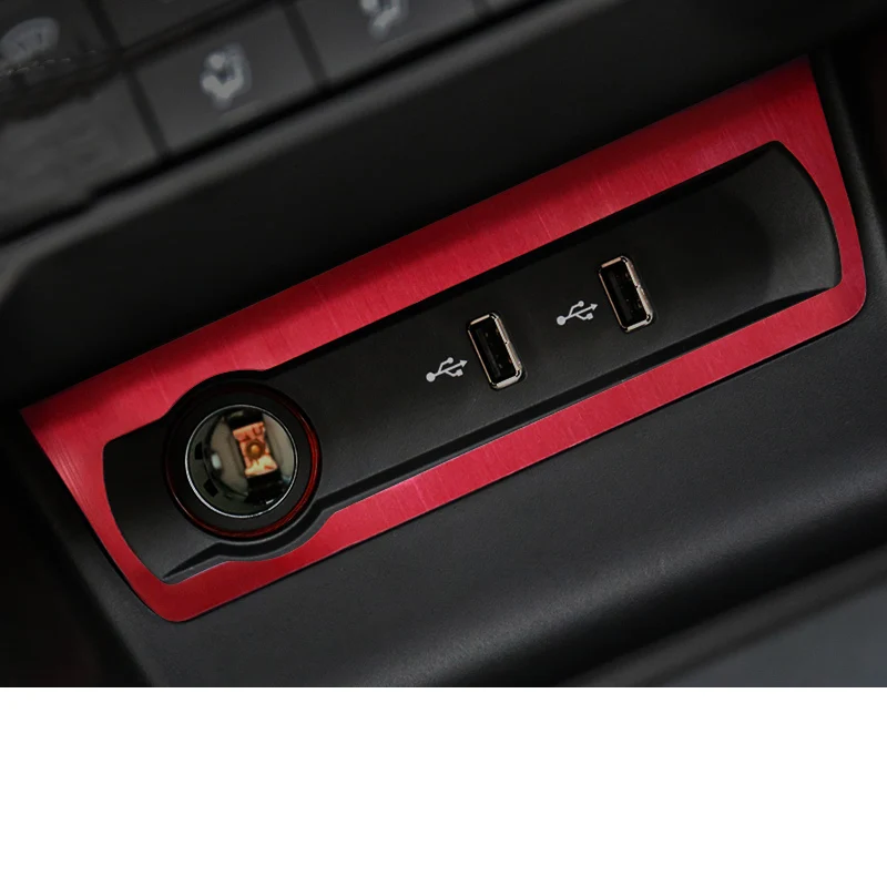 

Lsrtw2017 for Mg Zs Car Central Control USB Frame Trims Decorative Interior Mouldings Accessories 2018 2019 2020