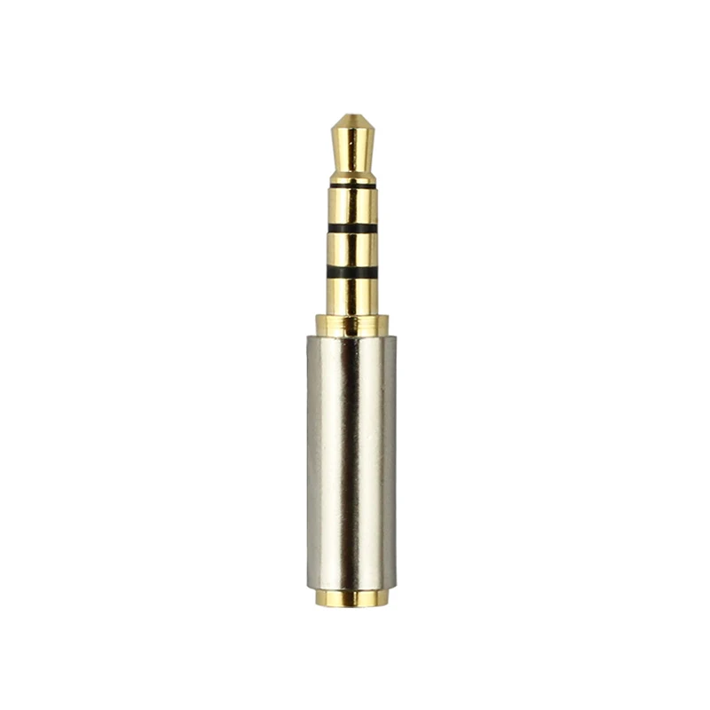 30PCS New Adapter Converter Gold 3 5mm Male To 2 5mm Female Stereo Audio Headphone Jack High Quality Wholesale