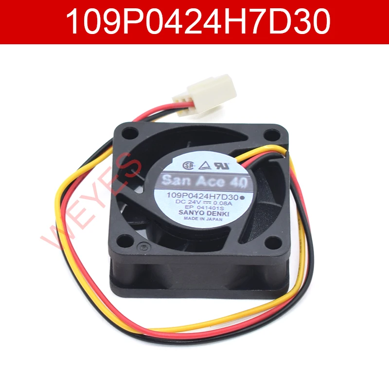 Новый серверный охлаждающий вентилятор для Sanyo 109P0424H7D30 4 см 0.08A 3