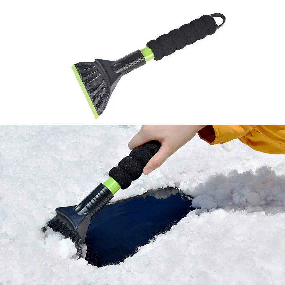 

Car Ice Scraper Windshield Ice Breaker Quick Clean Glass Brush Snow Remover TPU Tool Auto Window Winter Snow Brush Shovel