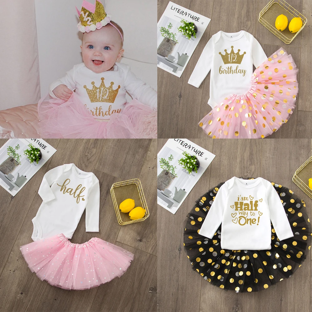 It's My Half Birthday вечерние чное платье для маленьких девочек милые розовые