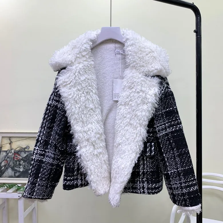 Neploe новая зимняя куртка Харадзюку хлопковое пальто с отворотами для женщин Chaqueta Mujer флисовые утепленные куртки парка 55256