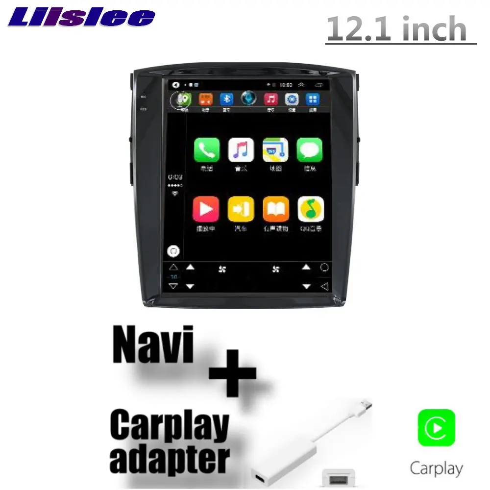 Автомобиль мультимедийный DVD gps Hi-Fi аудио радио 12 дюймов CarPlay адаптер для Mitsubishi Pajero V97 V93 2006~ навигации NAVI