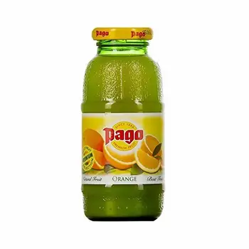 

Pago Premium Orange Fruit Juice 200 ml (Pack of 24)