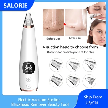 

Face Blackhead Remover Deep Nose Cleaner T Zone Pore Acne Pimple Removal Vacuum Suction Facial Diamond Beauty Clean Skin Tool