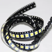 LED 5050 100 pcs  Super Bright LEDs White LED 5050 SMD Diode 12-15lm