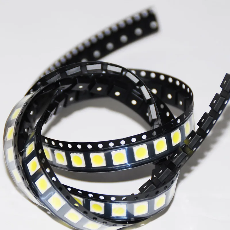 100PCS SMD 5050 светодиодный Белый s с высоким уровнем Яркость Diodo Azul Luz светоизлучающие